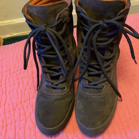 Seasons3 suede lace up boots - Picture 2 of 8